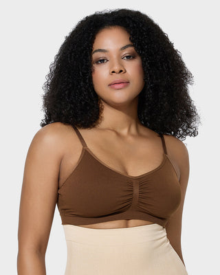 Dames Beugelloze Sculpt BH met Volledige Dekking en Zonder Vulling
