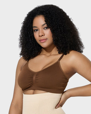 Dames Beugelloze Sculpt BH met Volledige Dekking en Zonder Vulling