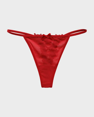 Mesh V-String met Kantafwerking