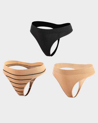 Comfortabele String met Lage Taille (3-pack)
