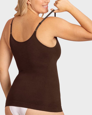 Essentiële Dagelijkse Cami met Buikcorrectie en Ronde Hals