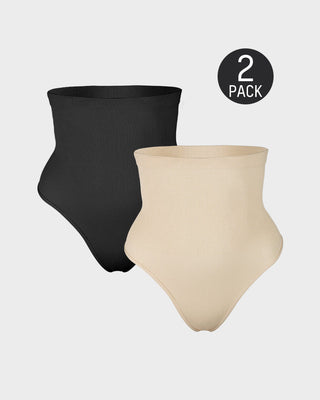 High Waist Tummy Control String (2-pack)