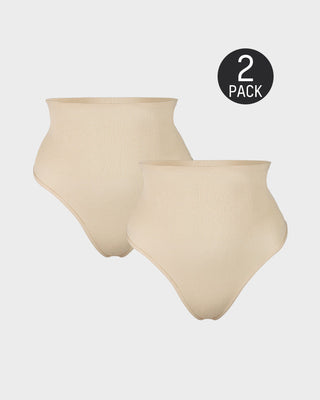 Mid Waist Tummy Control String (2-pack)