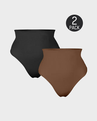 Mid Waist Tummy Control String (2-pack)